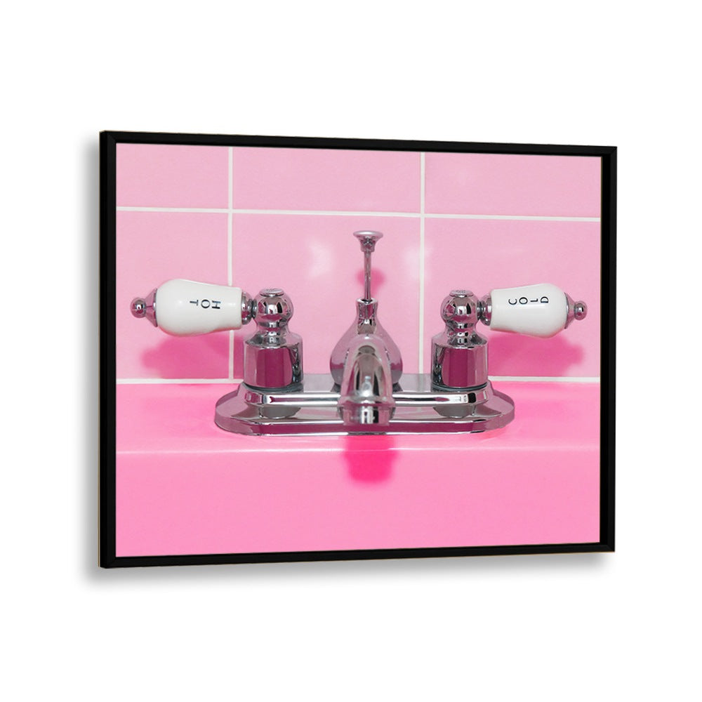 ABSTRACT painting - RETRO PINK SINK FAUCET by Asianmonk