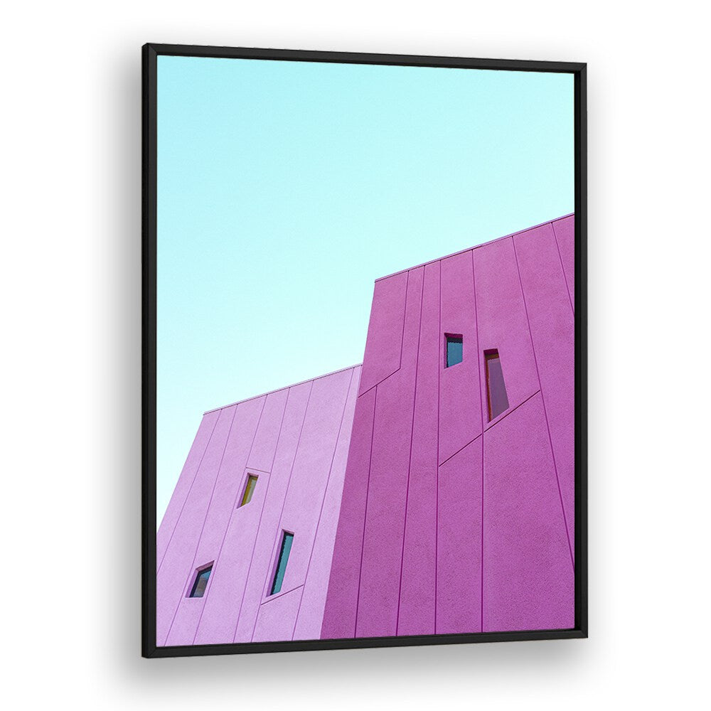 surreal painting - SAGUARO HOTEL PINK BUILDING WALLS by Asianmonk