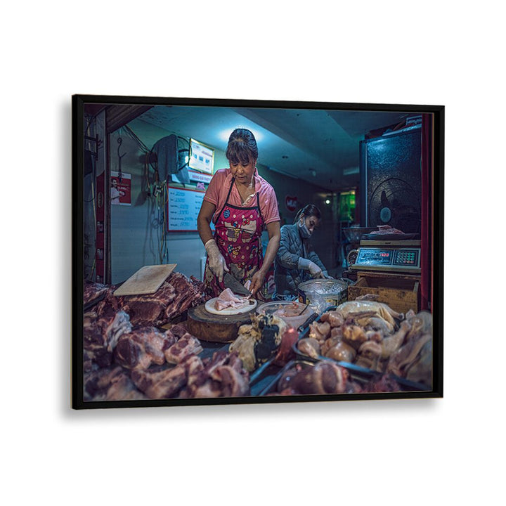 ABSTRACT painting - NIGHT BUTCHERY by Asianmonk