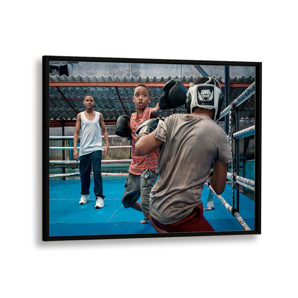 ABSTRACT painting - BOXING SCHOOL by Asianmonk