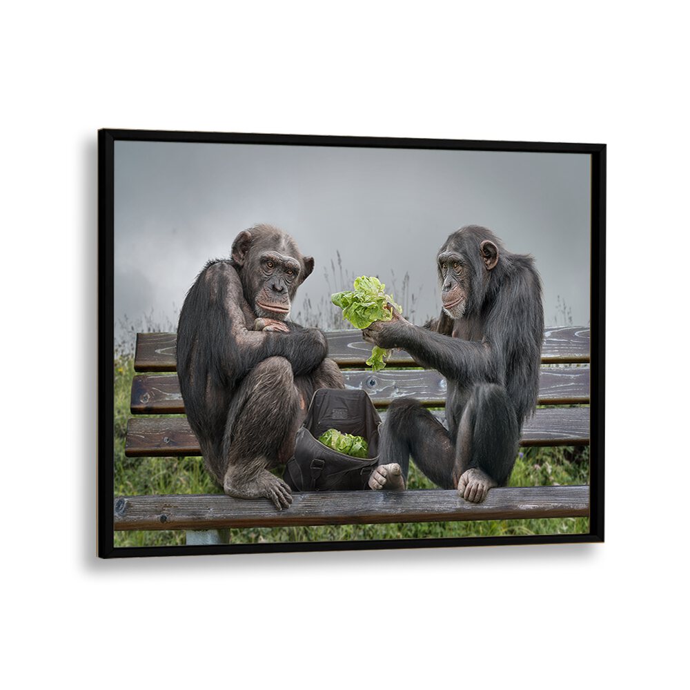 ABSTRACT painting - MONKEY SALAD by Asianmonk