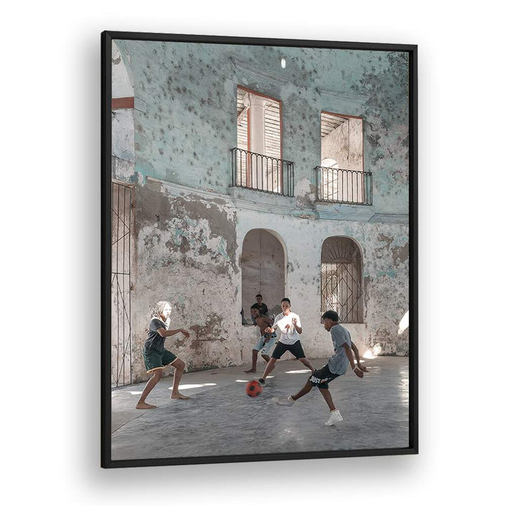 Christian Meermann painting - PLAYING SOCCER by Asianmonk