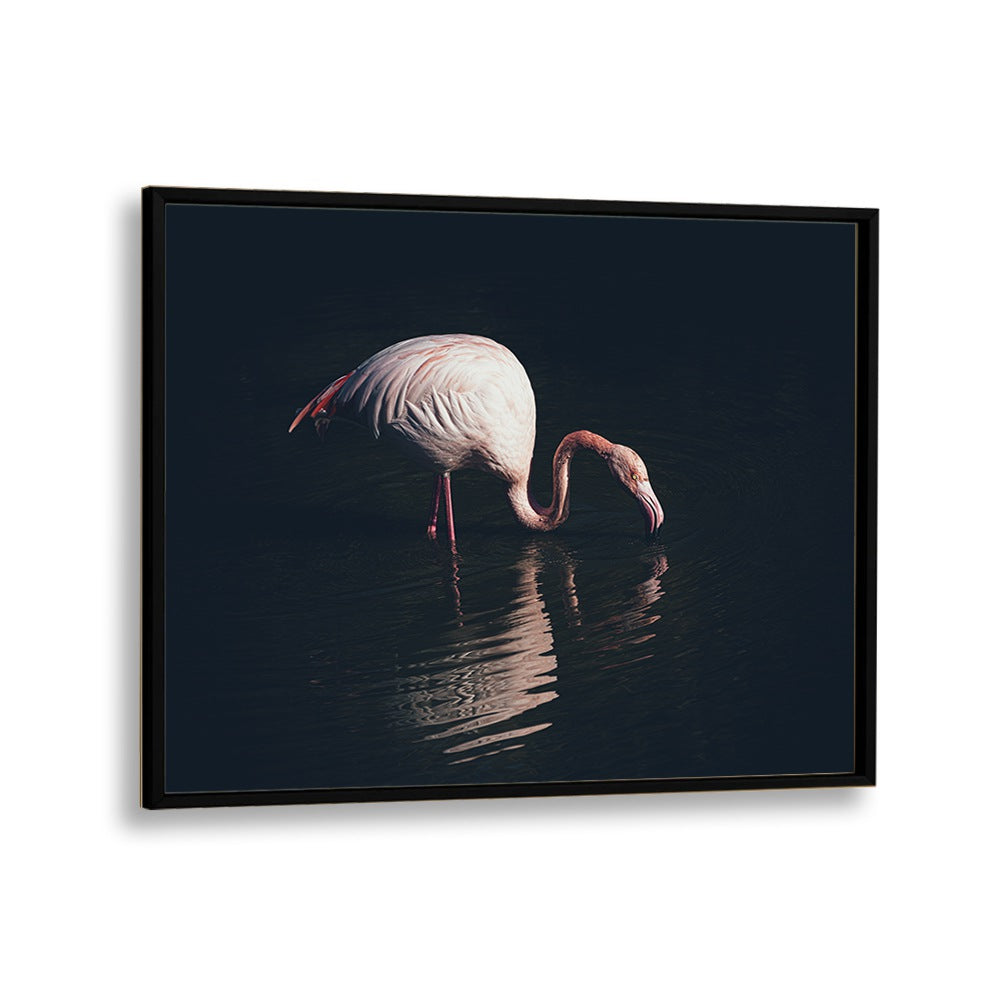 ABSTRACT painting - ENLIGHTED FLAMINGO by Asianmonk