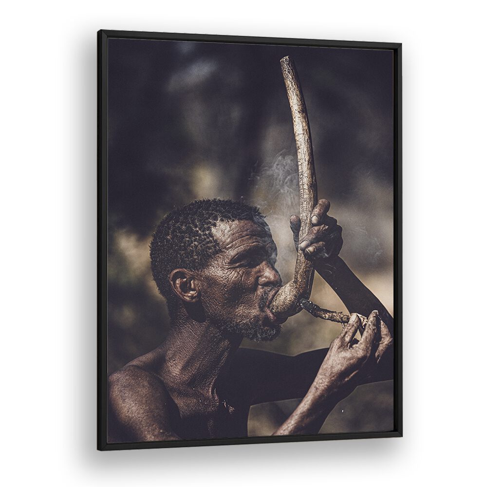 chre painting - SMOKING BUSHMAN by Asianmonk