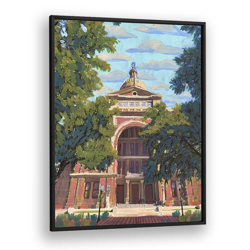 Eleanor Baker painting - TEXAS STATE CAPITOL by Asianmonk