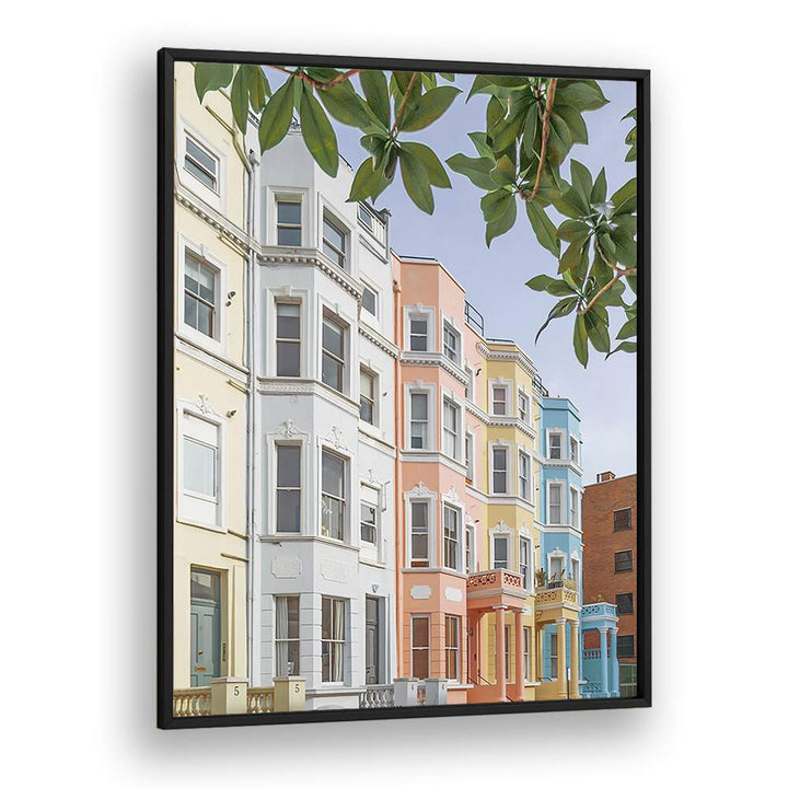 PASTEL HOUSES , STREET PHOTOGRAPHY ART PRINTS