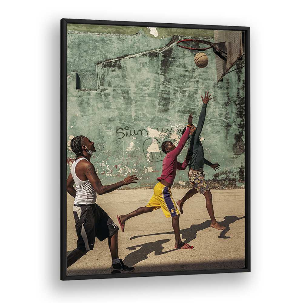 Christian Meermann painting - PLAYING BASKETBALL II by Asianmonk