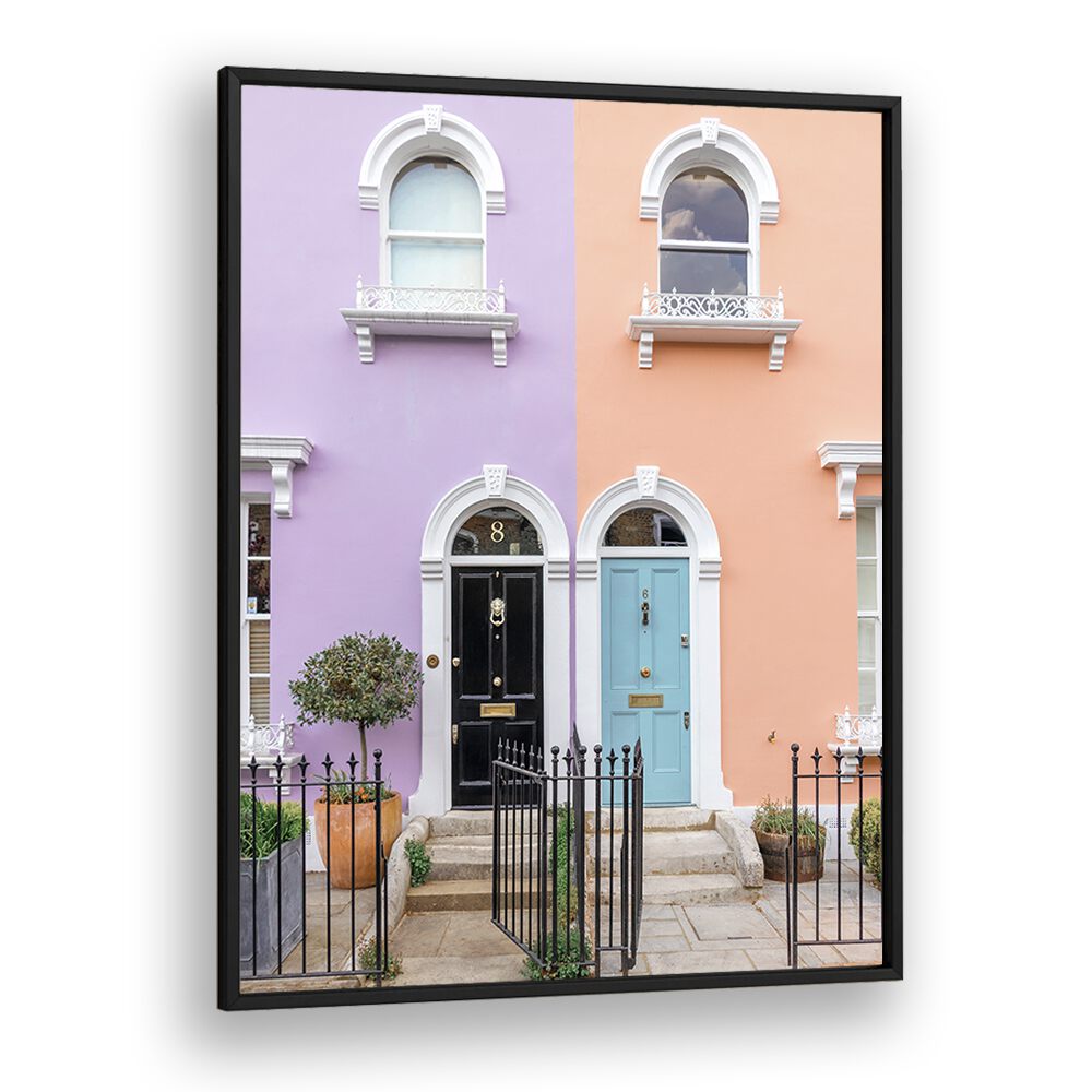 TWIN DOORS OF LONDON BY GABOR ESTEFAN, STREET PHOTOGRAPHY ART PRINTS