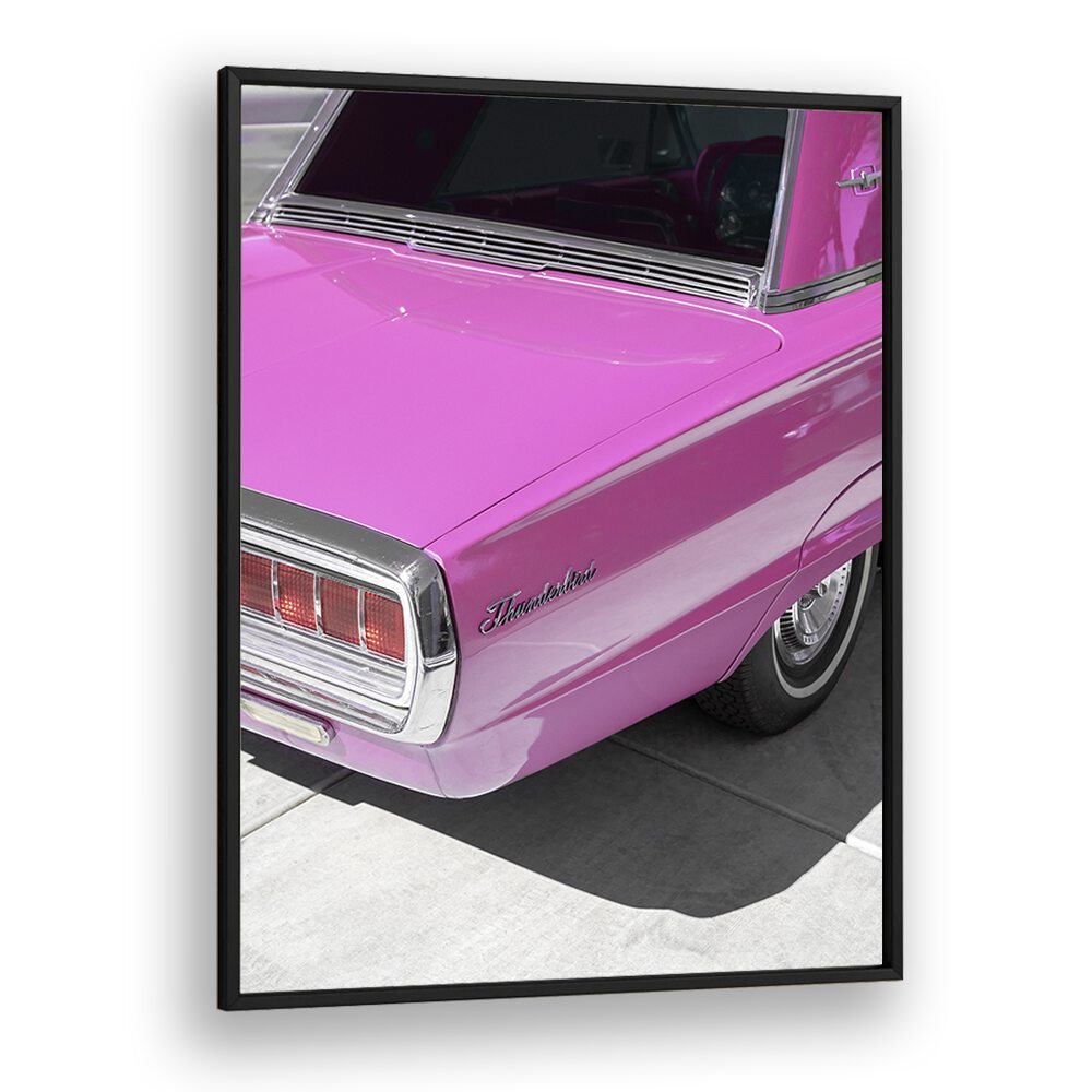 surreal painting - VINTAGE PINK 1965 THUNDERBIRD by Asianmonk