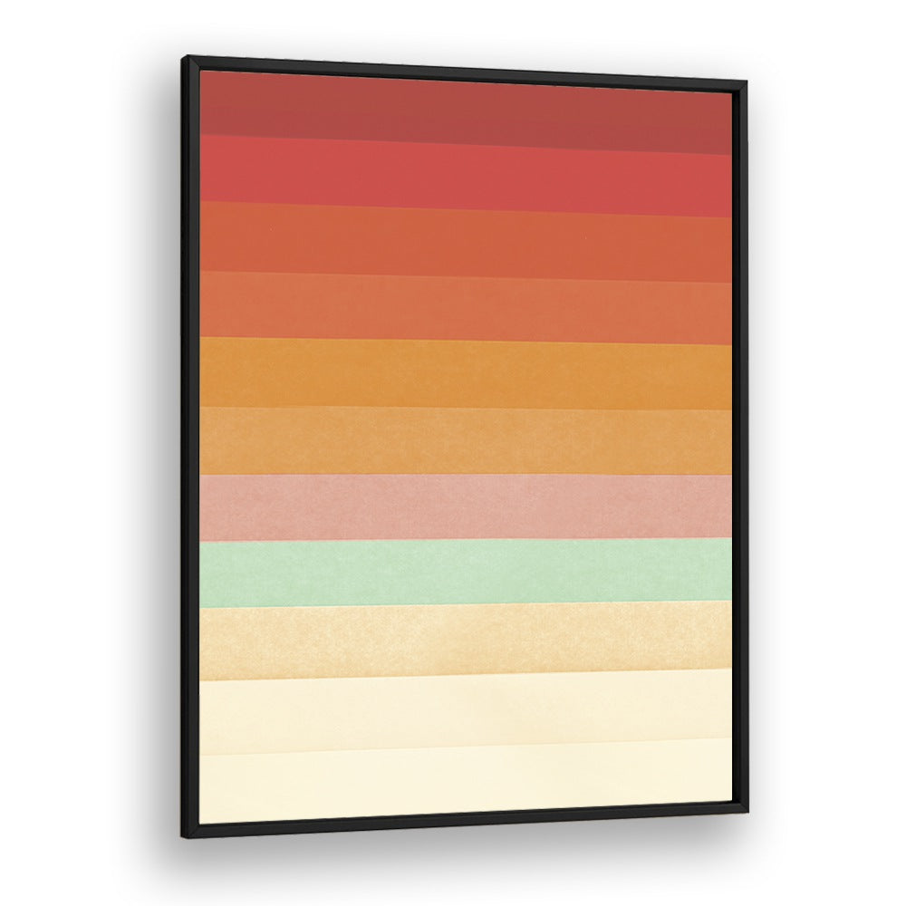 RAINBOW CHEVRONS BY FLORENT BODART, ABSTRACT ART PRINTS