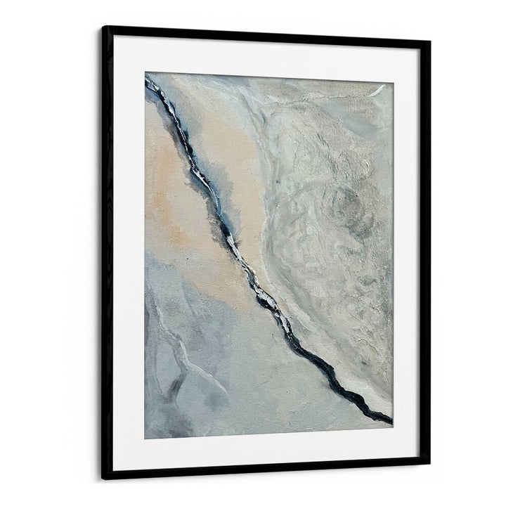 Captivating IN BETWEEN ECHOES, ABSTRACT PAINTINGS artwork in a sleek frame, perfect for enhancing any space.