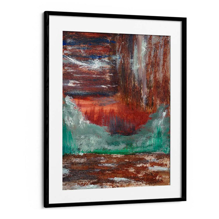 Vibrant AUTUMN ABSTRACT LANDSCAPE II, a stunning addition to ABSTRACT PAINTINGS, embodies the warmth of autumn.