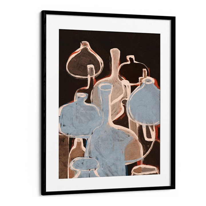 ABSTRACT BLUE BOTTLE FORMS