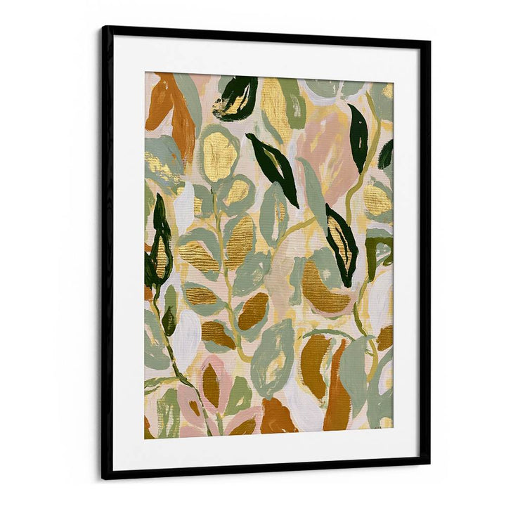 ABSTRACT GOLD LEAVES