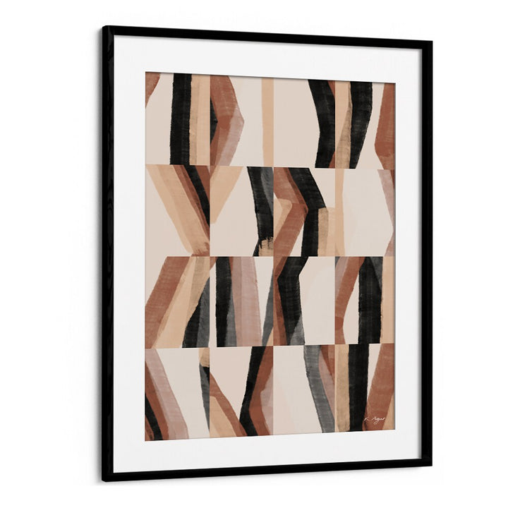 Stunning ABSTRACT NO II, GEOMETRIC ART PRINTS in bold colors, perfect for modern home decor enhancement.
