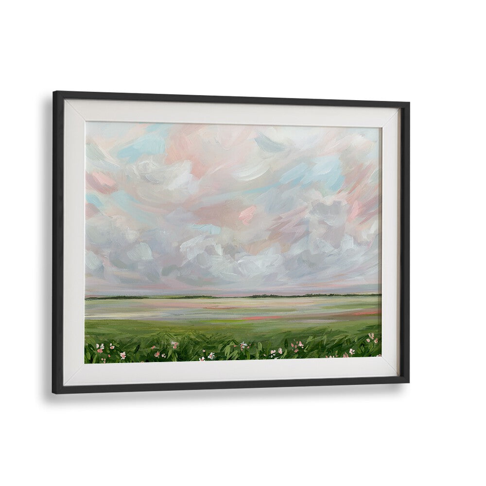 Elegant landscape painting from the AMONGST THE WILDFLOWERS collection, showcasing vibrant nature scenes.