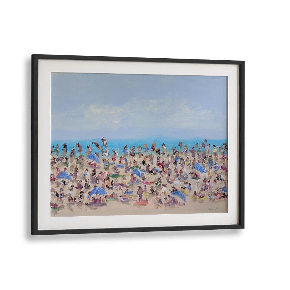 Vibrant BEACHSIDE BLURS, BEACH PAINTINGS capturing the essence of coastal beauty for your serene space.