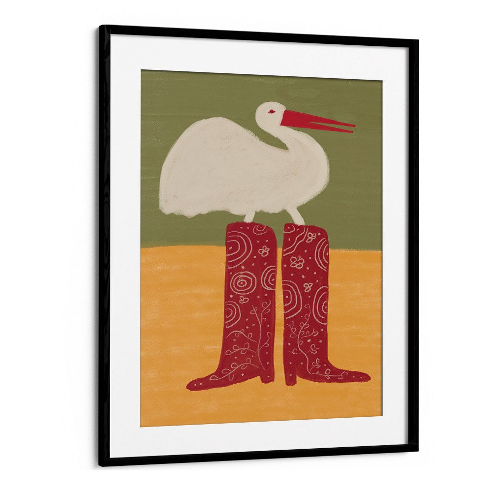 BIRD IN RED BOOTS