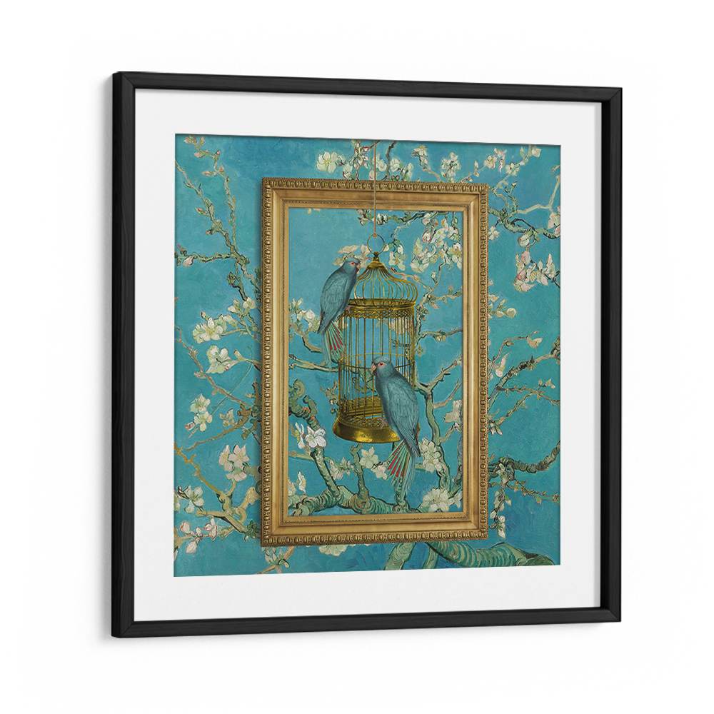 BLUE PARROTS ALMOND BLOOM