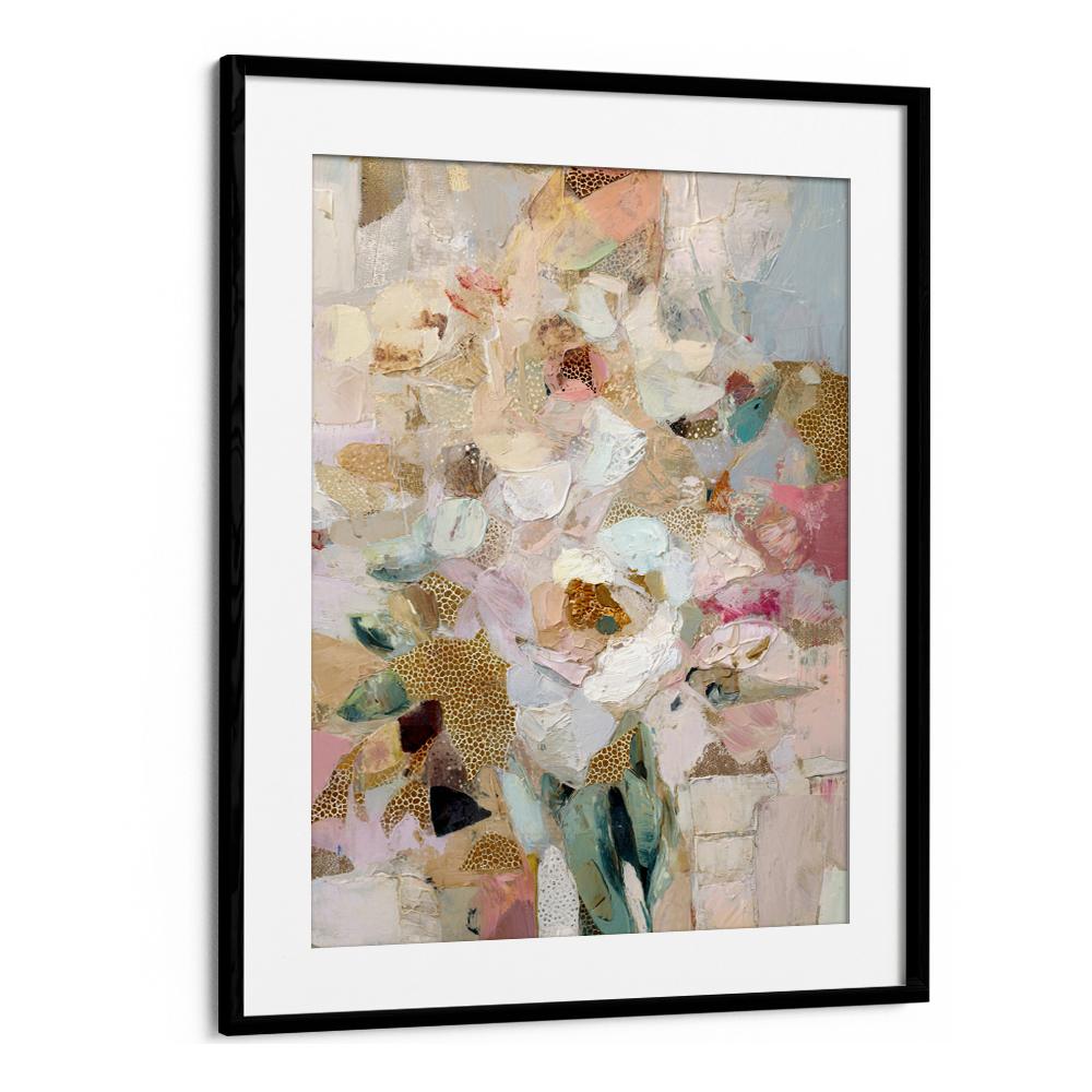BLUSH GOLD ABSTRACT FLOWERS
