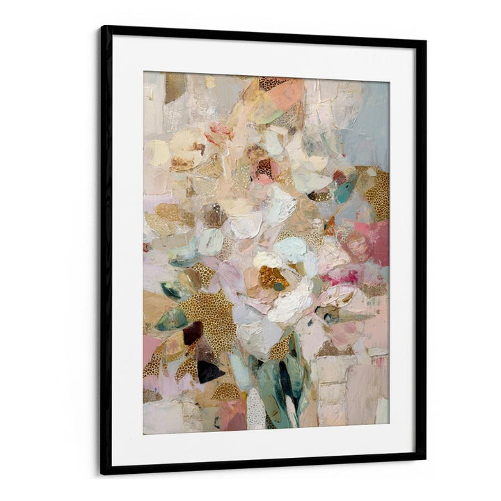 BLUSH GOLD ABSTRACT FLOWERS
