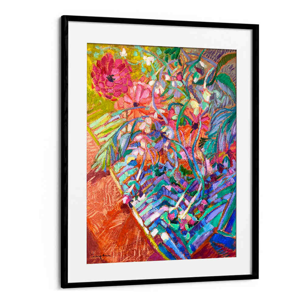 BOTANIC RADIANCE IV , ABSTRACT PAINTINGS