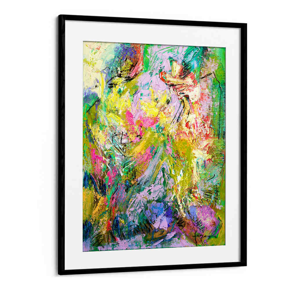 BRILLIANT BLOOM SCAPE I , ABSTRACT PAINTINGS