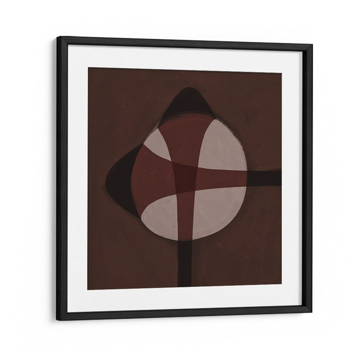 BROWN GEOMETRIC ABSTRACT