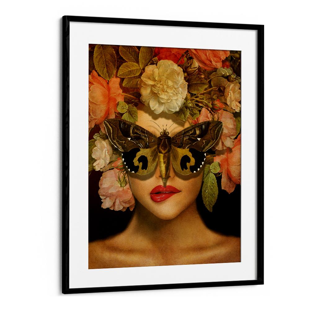 BUTTERFLY MASKED WOMAN