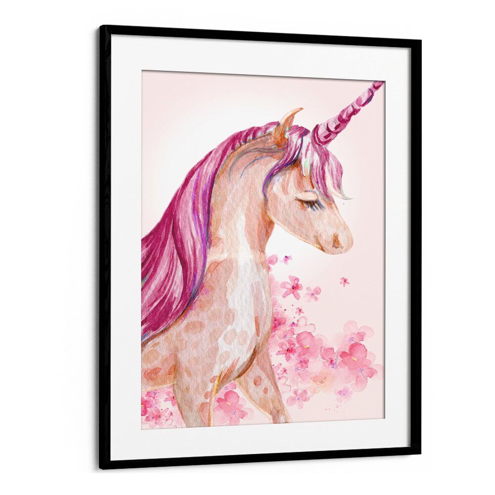 Enchanting BLOSSOM UNICORN kids room paintings add a magical touch with vibrant colors and lovely floral details.