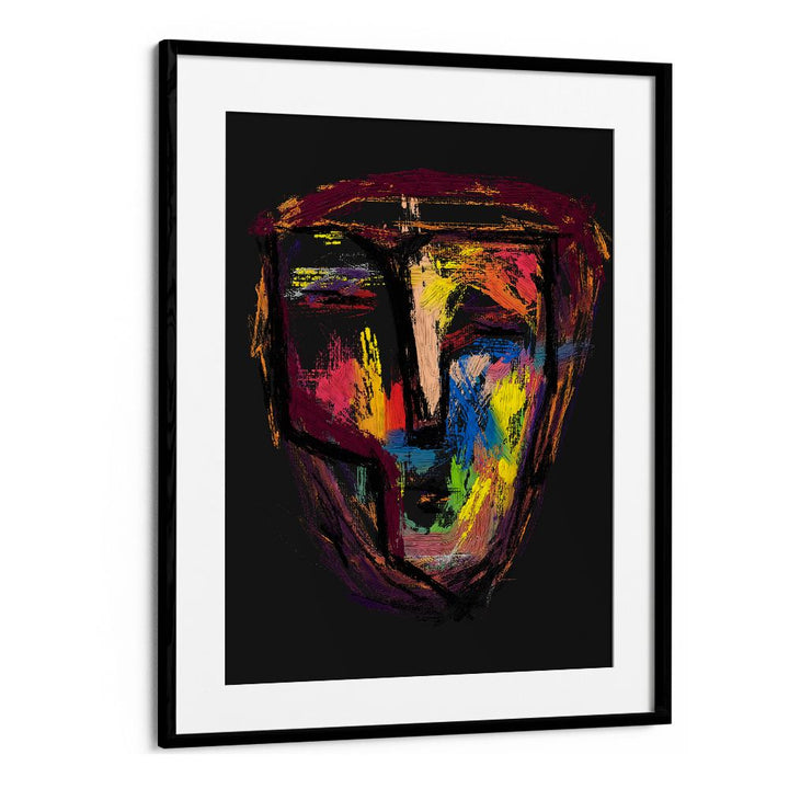 COLORFUL ABSTRACT FACE