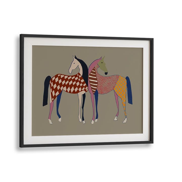 COLORFUL PATTERNED HORSES