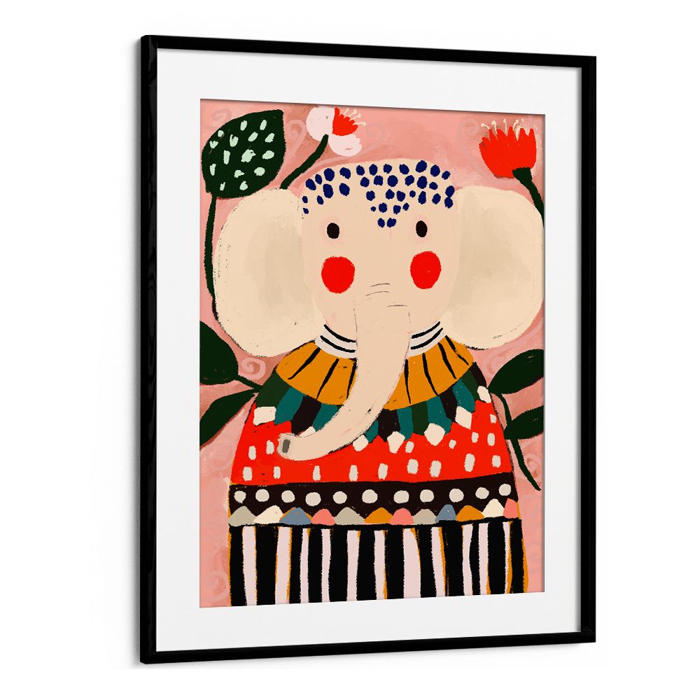 COLORFUL WHIMSICAL ELEPHANT