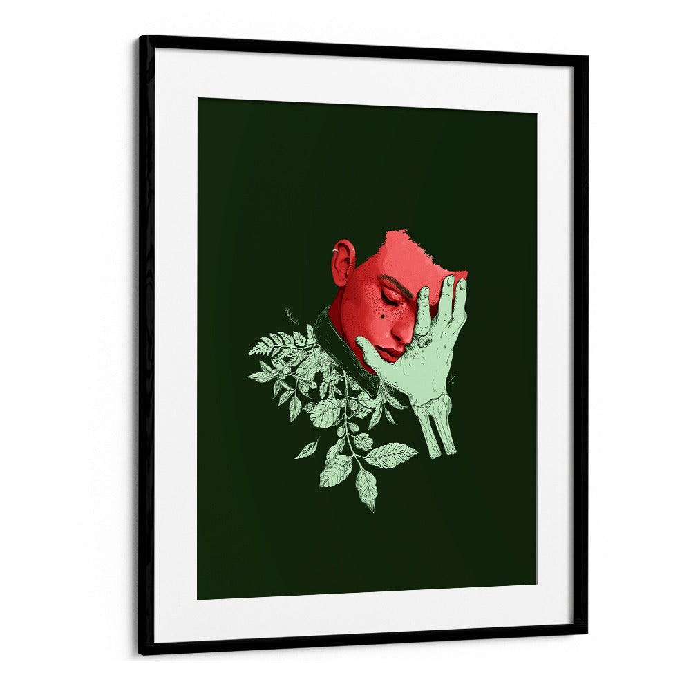 CONTEMPLATIVE BOTANICAL PORTRAIT