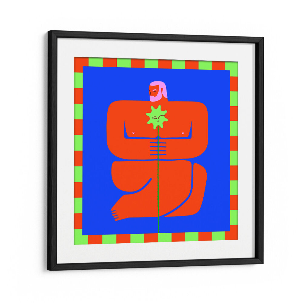 CONTEMPLATIVE EMBRACE , POP ART PAINTINGS