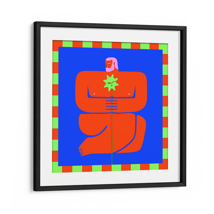 CONTEMPLATIVE EMBRACE , POP ART PAINTINGS