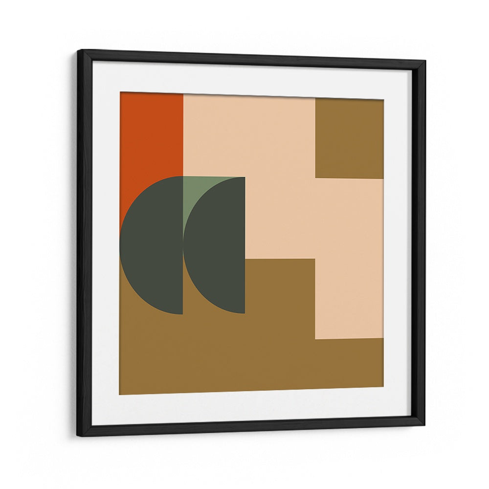 Stylish CONTEMPORARY ABSTRACT XXII, ABSTRACT PAINTINGS featuring geometric shapes and warm colors for modern decor.