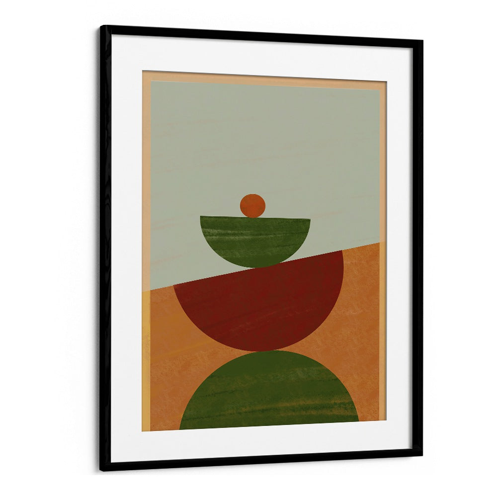Stylish CONTEMPORARY GEOMETRIC II art print featuring vibrant shapes, perfect for modern decor. Ideal GEOMETRIC ART PRINTS piece.