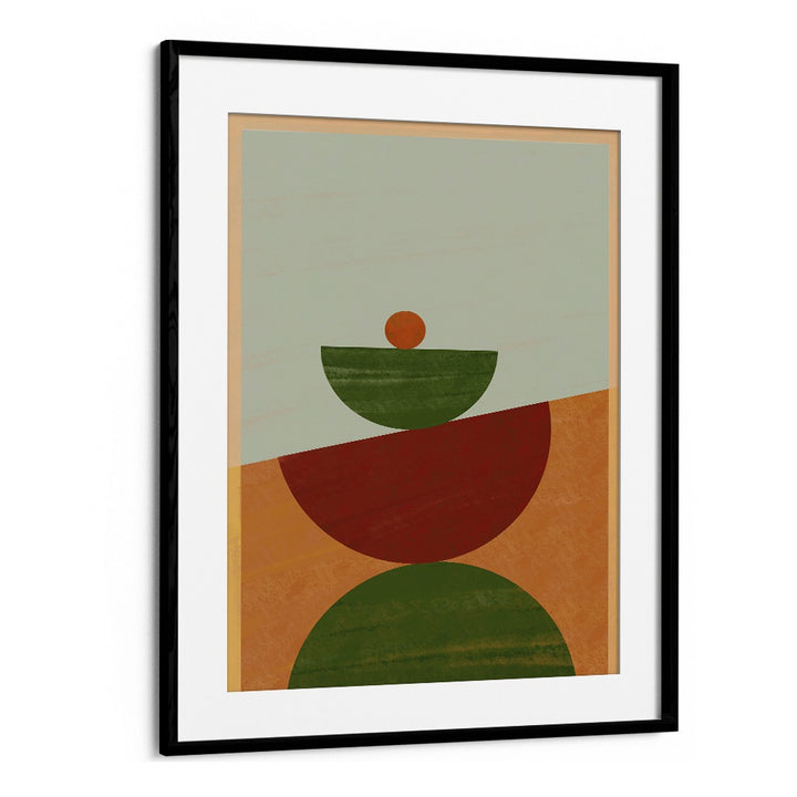 Stylish CONTEMPORARY GEOMETRIC II art print featuring vibrant shapes, perfect for modern decor. Ideal GEOMETRIC ART PRINTS piece.