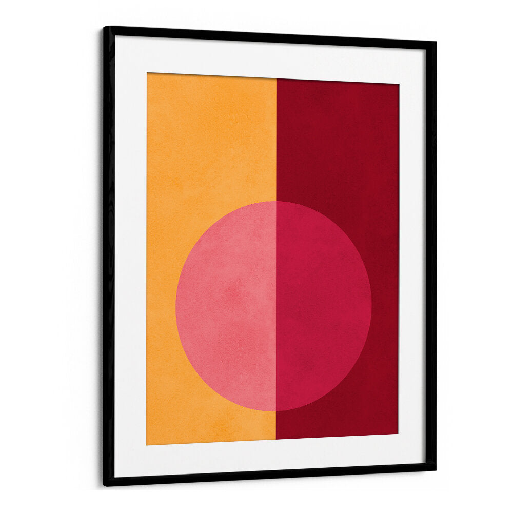 CRIMSON BALANCE , GEOMETRIC ART PRINTS