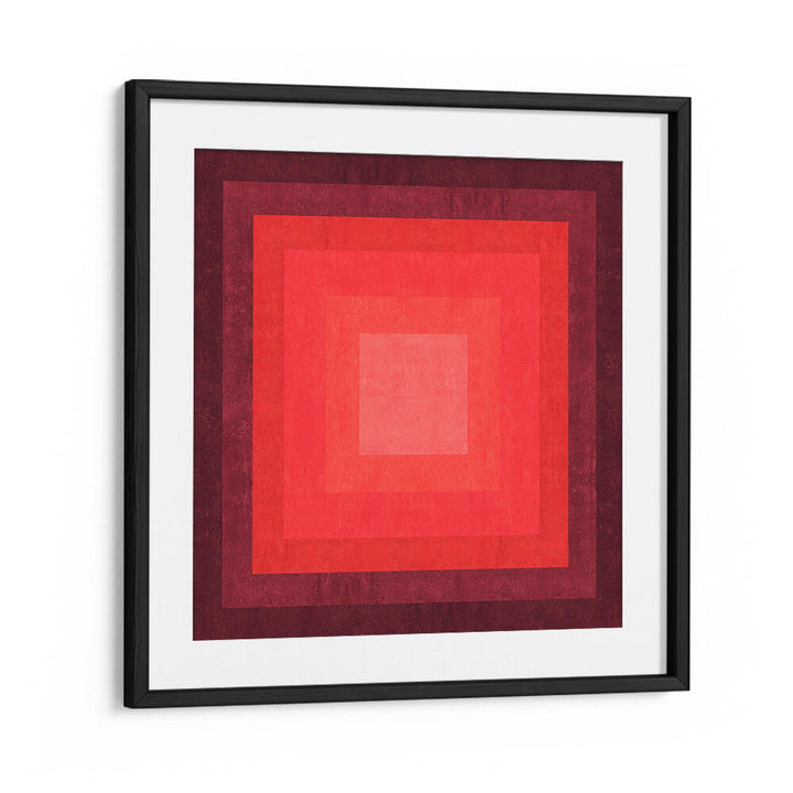 CRIMSON CONCENTRIC , GEOMETRIC ART PRINTS