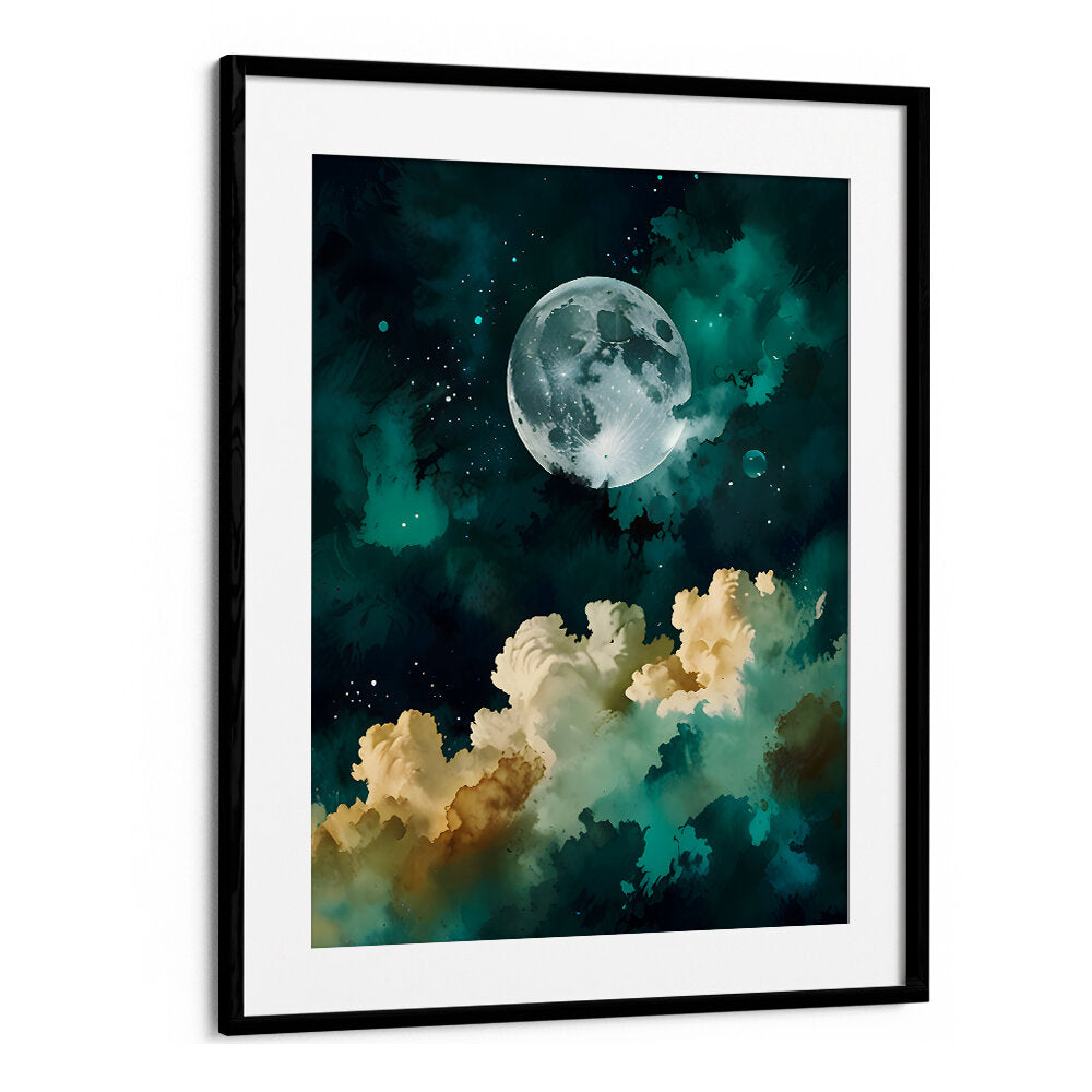 CLOUDS BENEATH THE MOON , LANDSCAPE PAINTINGS