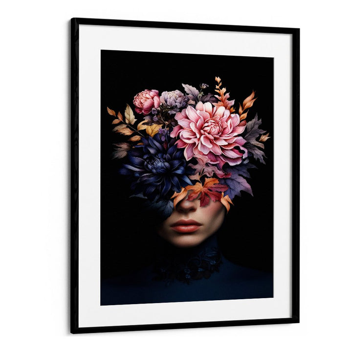 DARK FLORAL PORTRAIT