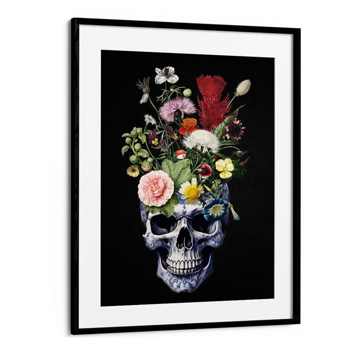 DELFT FLORAL SKULL