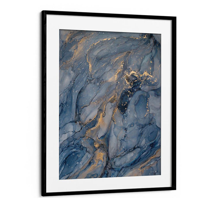 Stunning DELICATE BLUE, ABSTRACT PAINTINGS with swirling textures and shimmering accents, perfect for modern decor.