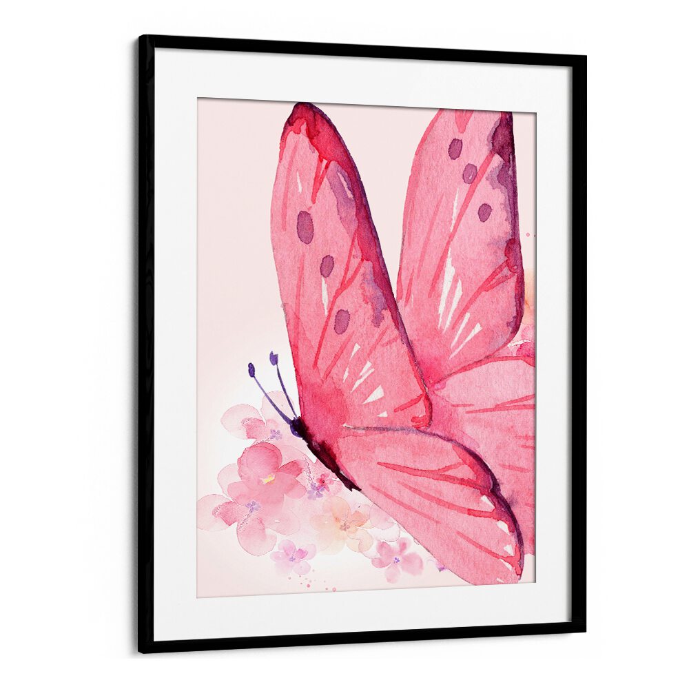 Delicate PI Kids Room Paintings feature a whimsical butterfly, adding charm and creativity to your child's space.