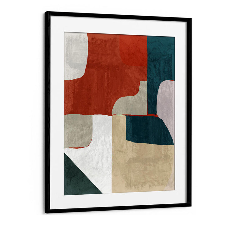 EARTH AND TIDE INTERLOCK I , ABSTRACT PAINTINGS