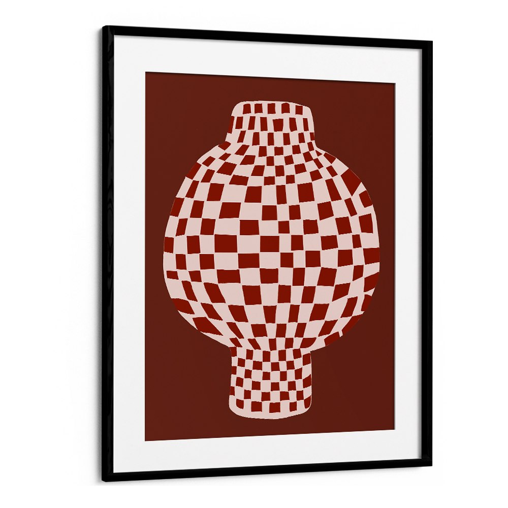 EARTHY CHECKERED VASE