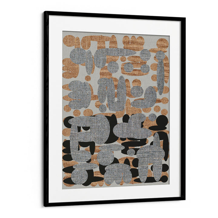 Sophisticated EBONY SHAPES III, ABSTRACT PAINTINGS, enhances elegance and style for your space. Perfect for any decor.