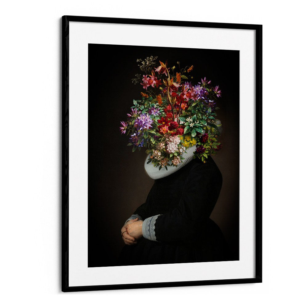 ELEGANT BAROQUE FLORAL HEAD